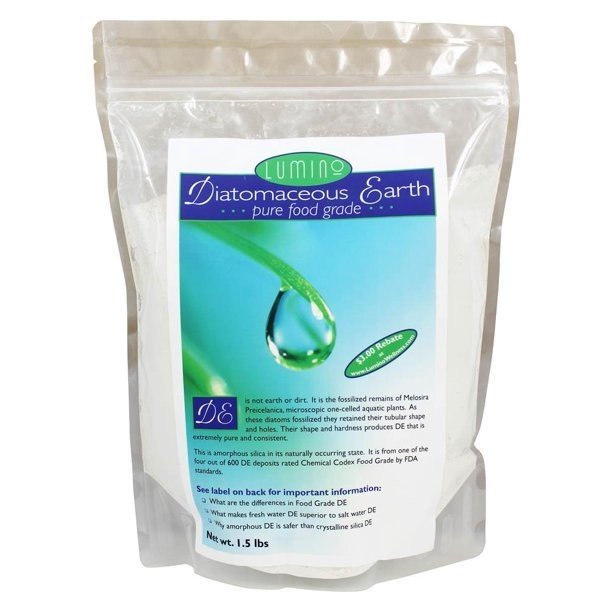 Lumino Wellness Pure Food Grade Diatomaceous Earth 1.5 lb Powder
