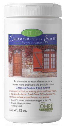 Lumino Wellness Food Grade Diatomaceous Earth for your Home 12 oz Powder