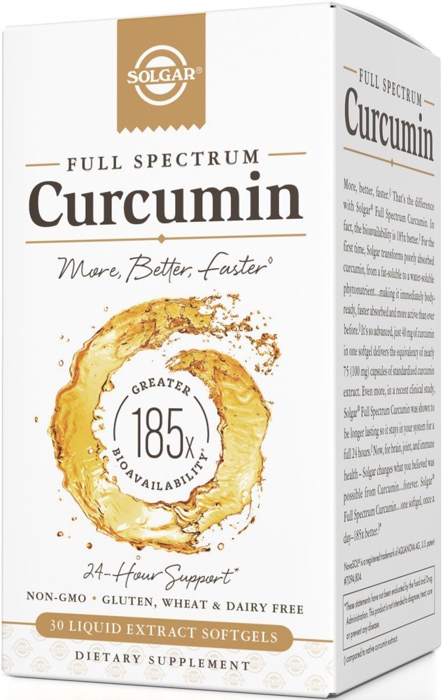 Solgar Curcumin 185x 40 mg 30 Softgel