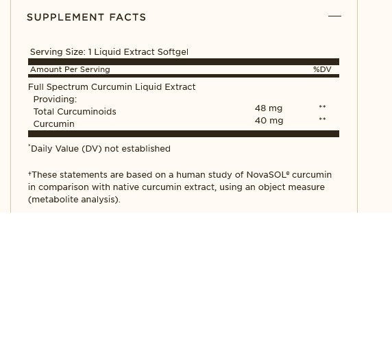 Solgar Curcumin 185x 40 mg 30 Softgel