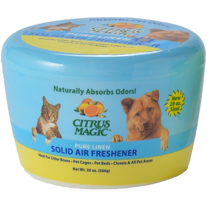 Citrus Magic Pet Solid Odor Absorber Linen 20 oz Container
