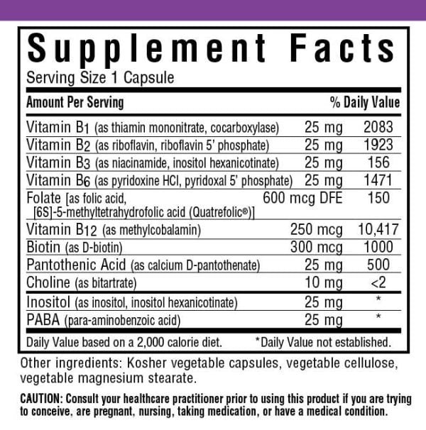 Bluebonnet Coenzyme B-Complex 100 Veg Capsule