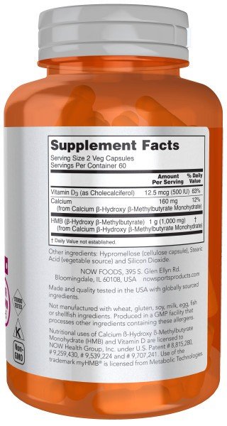 Now Foods HMB 500 mg 120 VegCap