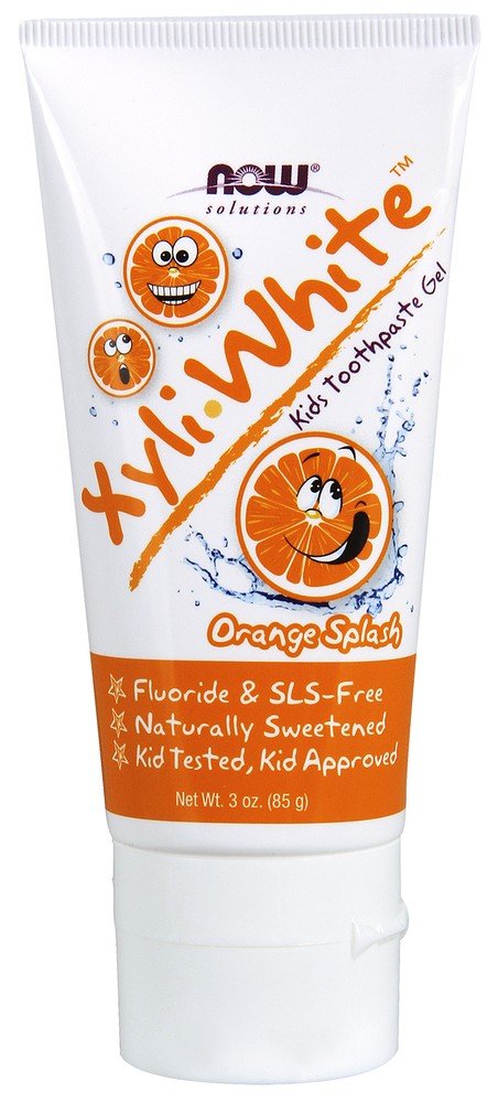 Now Foods XyliWhite Orange Splash Kids Toothpaste 3 oz Gel