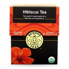 Buddha Teas Hibiscus Tea 18 Bags Box