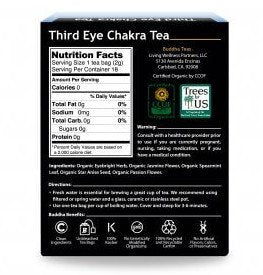 Buddha Teas Third Eye Chakra Tea 18 Bags Box