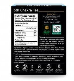 Buddha Teas 5th Chakra Tea 18 Bags Box