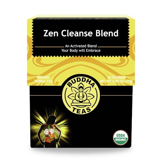 Buddha Teas Zen Cleanse Blend Tea 18 Bags Box