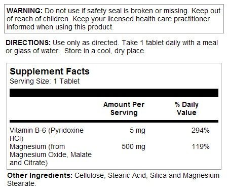 Kal Magnesium, Triple Source Sustained Release 500 mg 100 Tablet