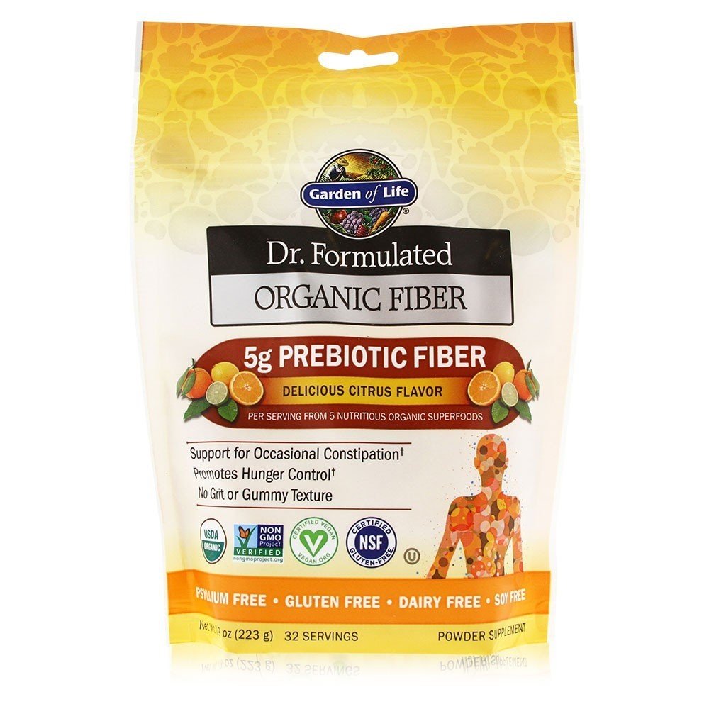 Garden of Life Dr. Formulated Probiotic -Organic Fiber Citrus 6.8 oz Powder