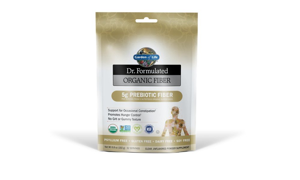 Garden of Life Dr. Formulated Probiotic -Organic Fiber Unflavored 6.8 oz Powder