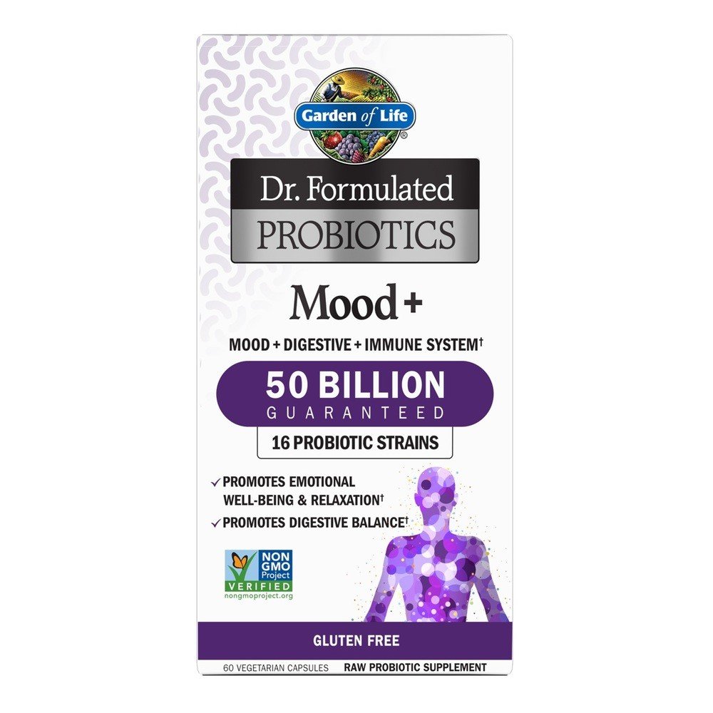 Garden of Life Dr. Formulated Probiotic - Mood+ 50 Billion 60 Capsule