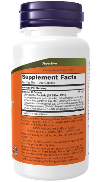 Now Foods Probiotic-10 25 Billion 100 VegCap