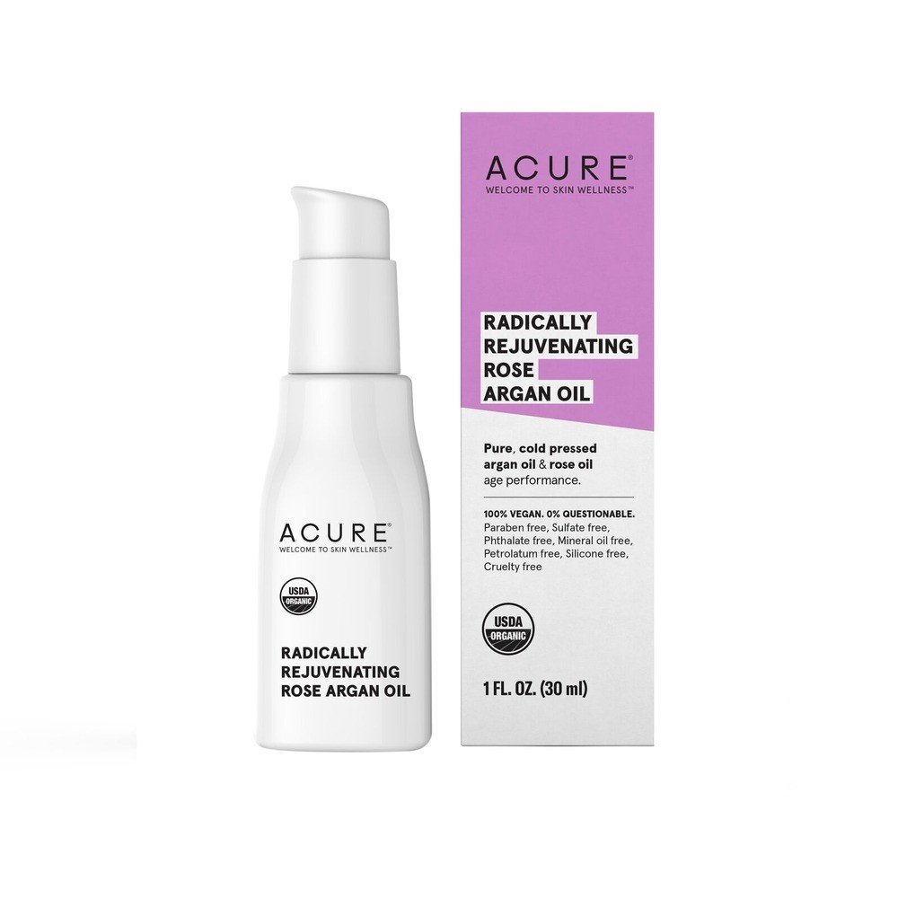 Acure Radically Rejuvenating Rose Argan Oil 1 oz Oil