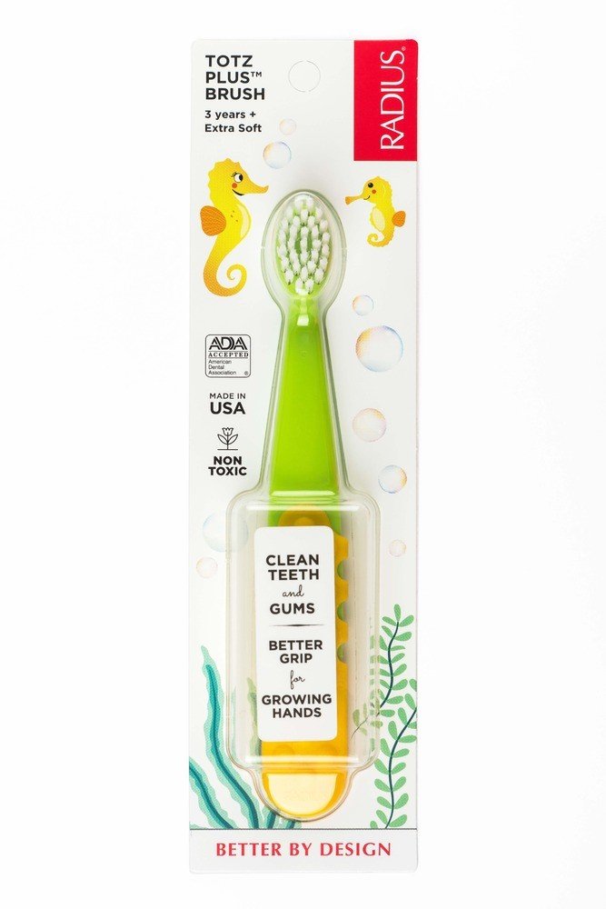 Radius Toothbrush Totz Plus 3yrs+ Silky Soft 1ct Brush