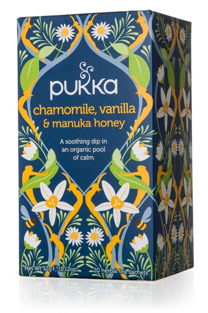 Pukka Chamonile Vanilla &amp; Manuka Honey 20 Bags Box