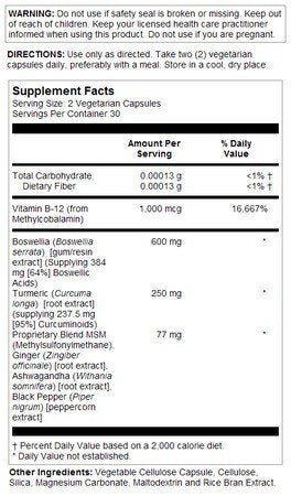 Thompson Nutritional Turmeric Advanced 60 VegCap