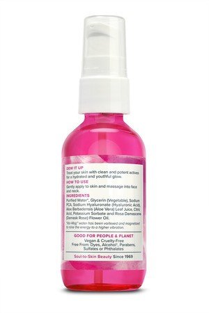 Heritage Store Rosewater Serum with 1% HA Rose 2 oz Liquid