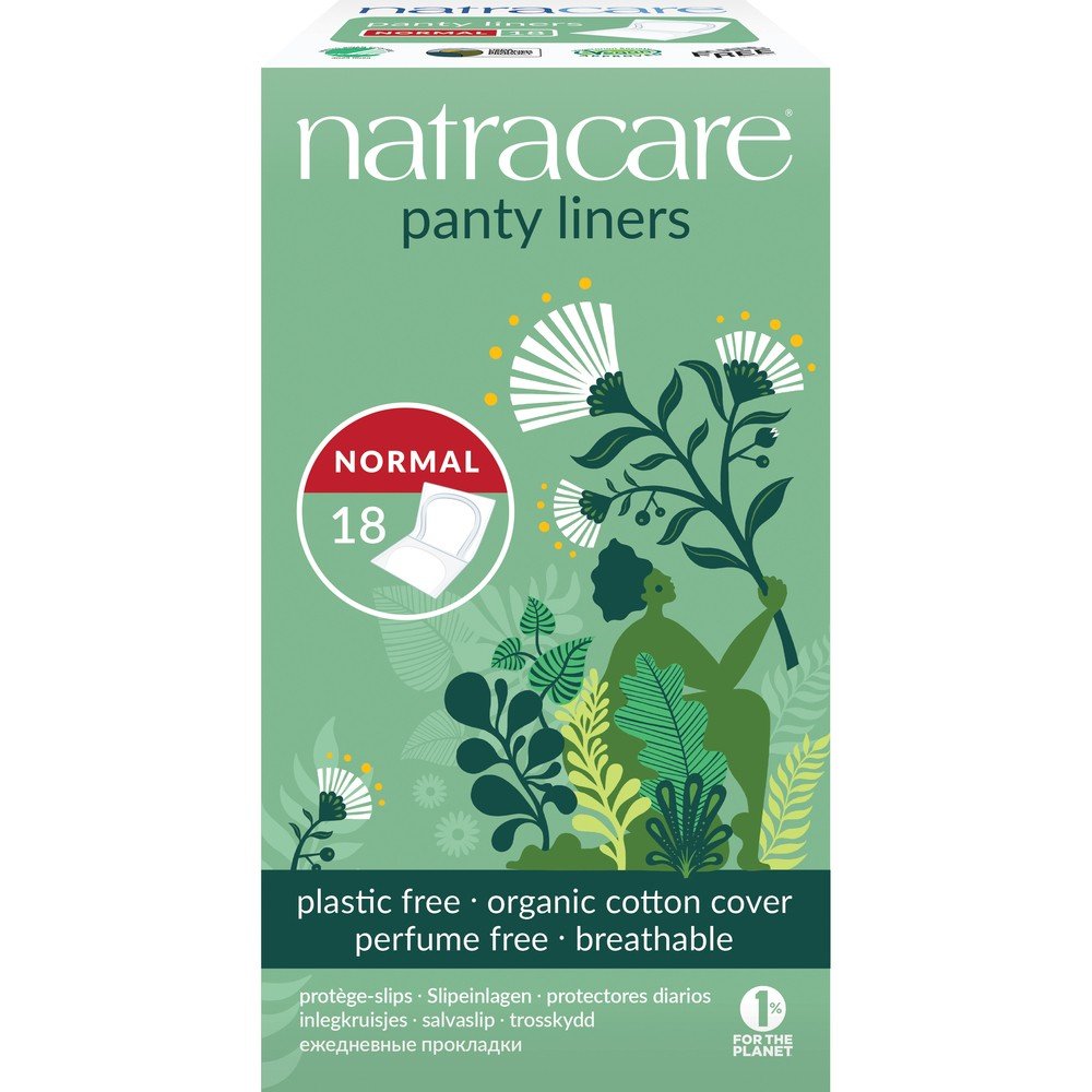 Natracare Organic & Natural Panty Liners,Normal 18 Liners Box