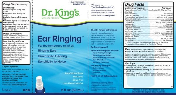 Dr King Natural Medicine Ear Ringing 2 oz Liquid