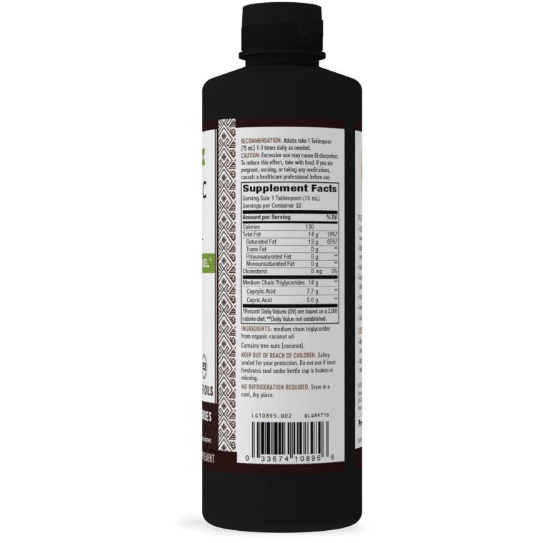 Nature&#39;s Way MCT Oil From Coconut 16 oz Liquid