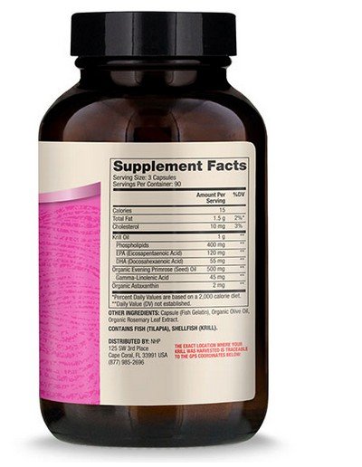 Dr. Mercola Womens Krill Oil 270 Liquid Caps