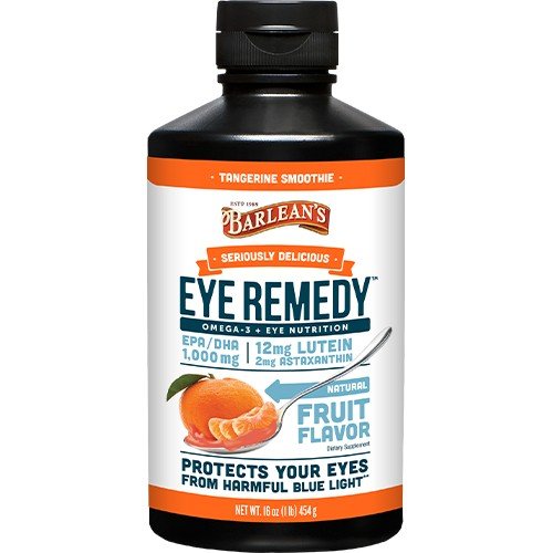 Barlean's Eye Remedy Tangerine Smoothie Swirl 16 oz Liquid