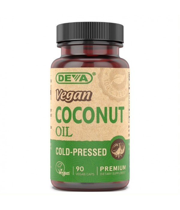 Deva Vegan Vegan Virgin Coconut Oil 90 VegCap