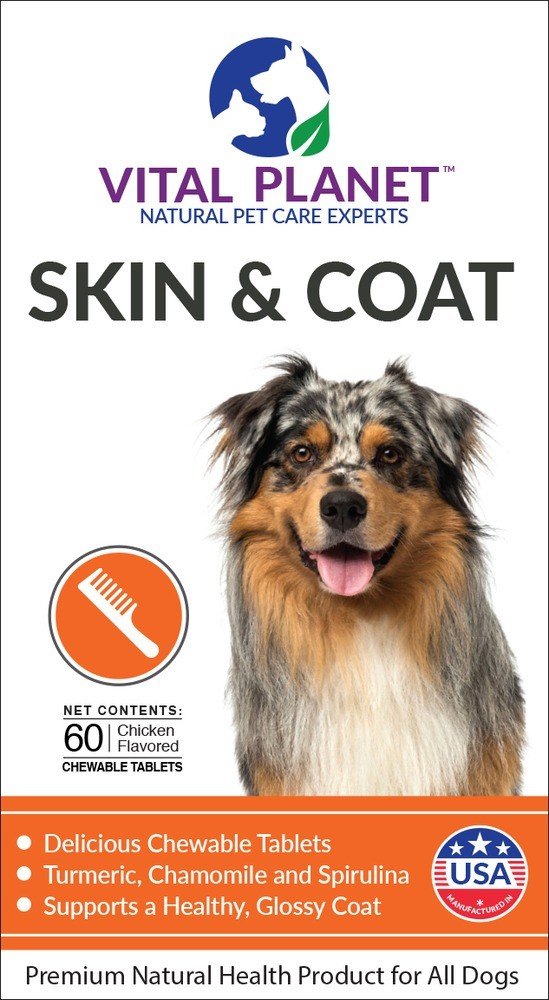 Vital Planet Skin & Coat 60 Chewable