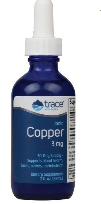 Trace Minerals Liquid Ionic Copper 2 oz Liquid