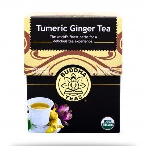 Buddha Teas Turmeric Ginger Tea 18 Bags Box