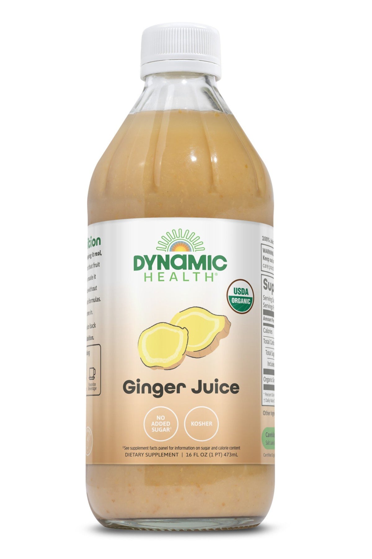 Dynamic Health Ginger Juice Certified Organic 16 fl oz Liquid