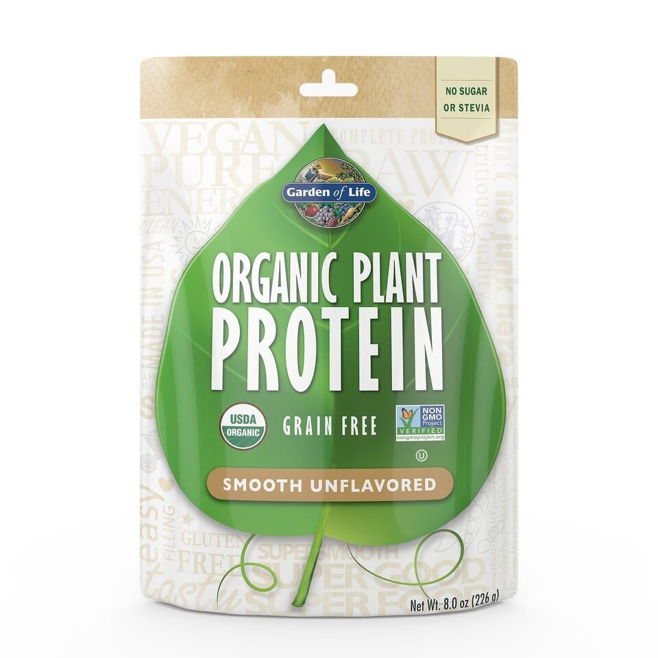 Garden of Life Organic Plant Protein Natural 8.0 oz (226 g) Powder