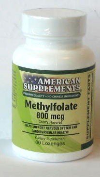 American Supplements Methylfolate 800 mcg 60 Lozenge