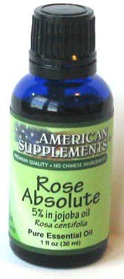 American Supplements Rose Absolute Essential Oil 1 oz Oil