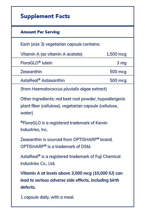 Pure Encapsulations Vitamin A + Carotenoids 90 Capsule