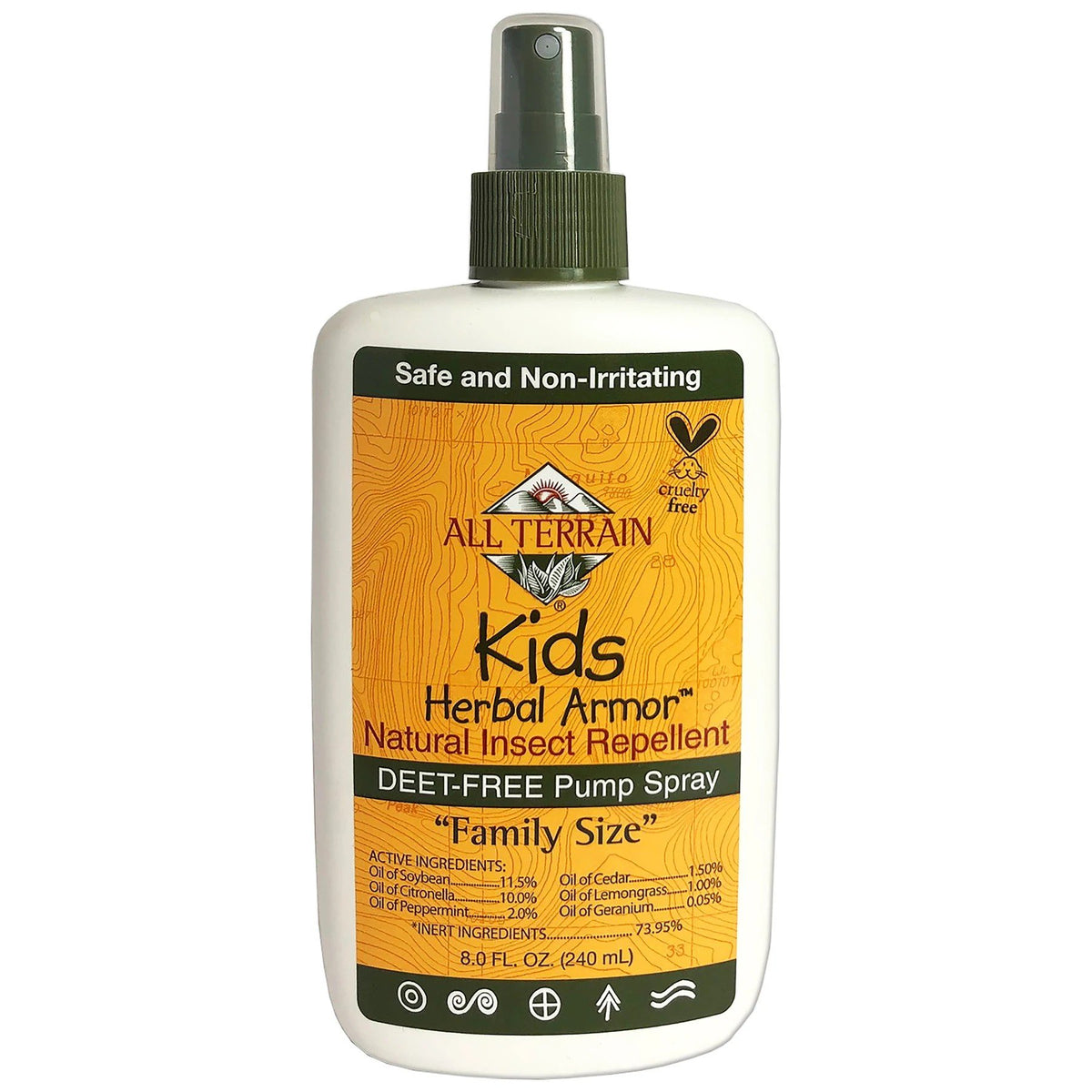 All Terrain Kids Herbal Armor Insect Repellent Spray-Value Size 8 oz Liquid