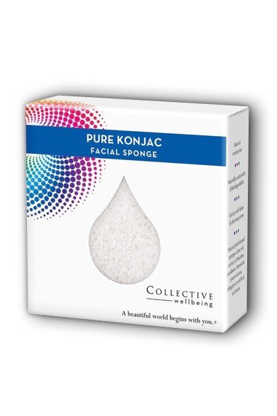 Collective Wellbeing Pure Konjac Facial Sponge 1 Sponge