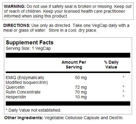 Solaray EMIQ 50 mg 30 VegCap