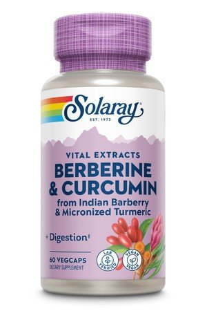 Solaray Berberine &amp; Curcumin 600 mg 60 VegCap