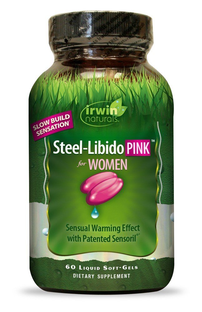 Irwin Naturals Steel-Libido Pink for Women 60 Liquid Softgel