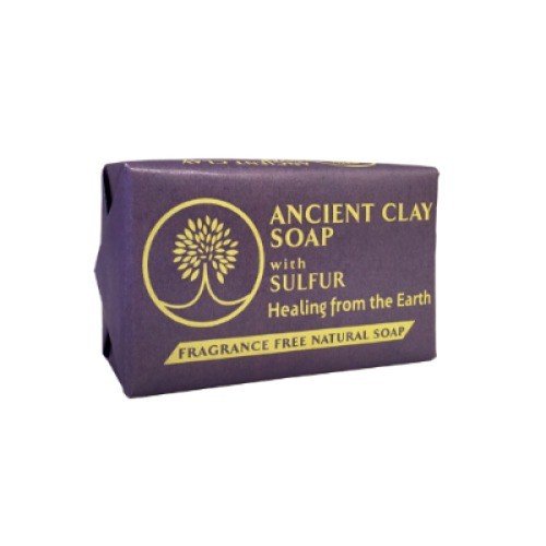 Zion Health Ancient Clay Soap with Sulfur Fragrance Free 6 oz Bar Soap