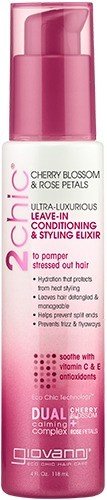 Giovanni 2chic Ultra-Luxurious Leave In Conditioner Cherry Rose 4 oz Liquid