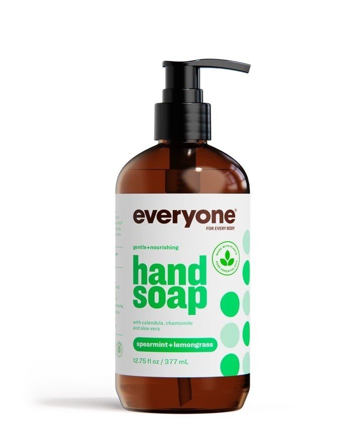 EO Everyone Hand Soap Spearmint Lemongrass 12.75  oz Liquid