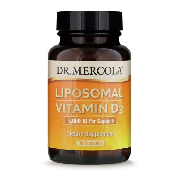 Dr. Mercola Liposomal Vitamin D 5000 IU 30 Capsules