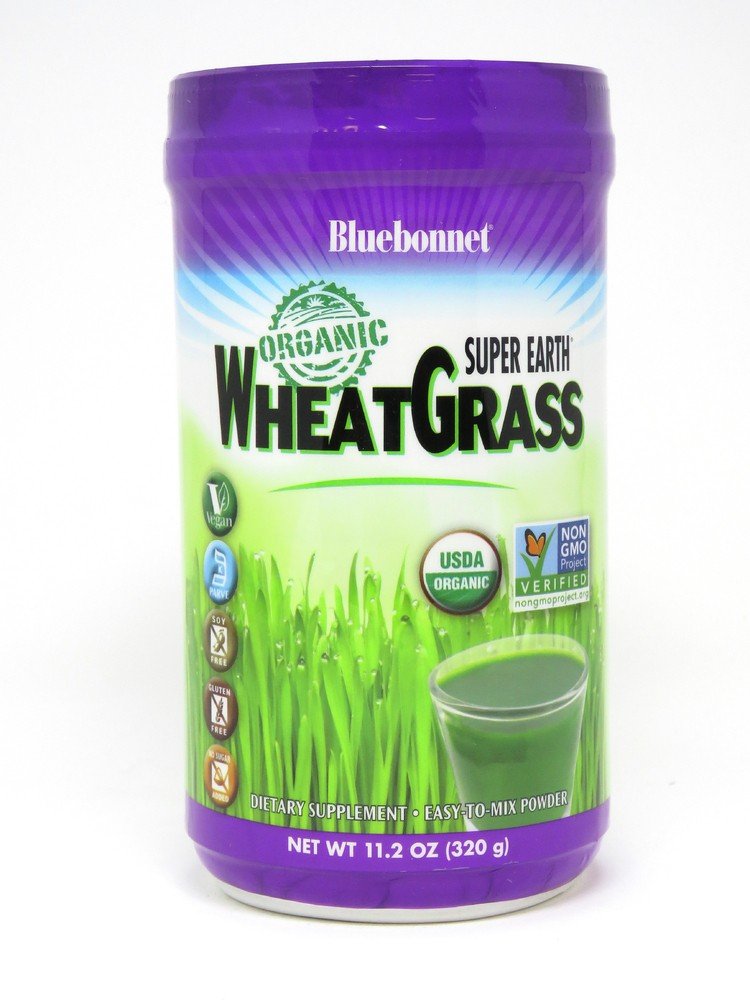 Bluebonnet Super Earth Organic Wheatgrass 11.2 oz Powder