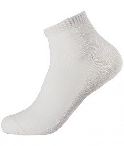 Boody Organic Bamboo Men&#39;s Sport Ankle Socks White 1 Pair (6-11) Pack