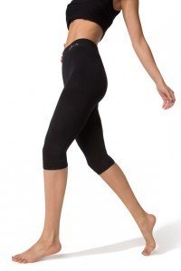 Boody Organic Bamboo Cropped Legging Black Medium 1 Pack