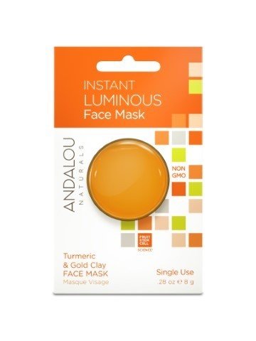 Andalou Naturals Instant Luminous Clay Mask .28 oz Packet