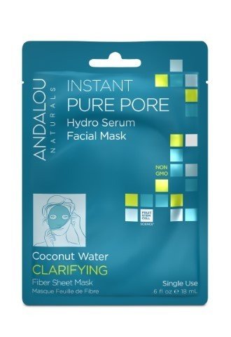 Andalou Naturals Hydro Serum Facial Mask Clarifying 0.6oz Mask